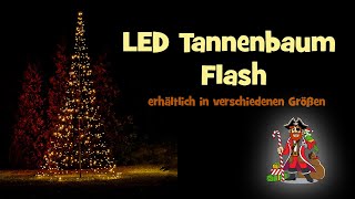 LED Tannenbaum warmweiß Flash für den Außenbereich