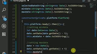 ion-datetime in ionic 4