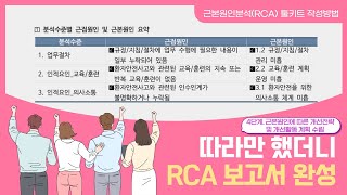 [RCA] 4편 근본원인에 따른 개선전략 및 개선활동 계획 수립