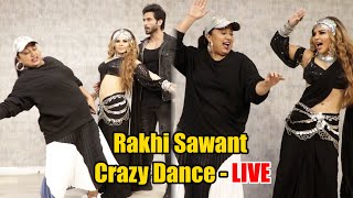 Rakhi Sawant LIVE Snake Dance With Choreographer & Hero DreamMeinEntry Song Launch