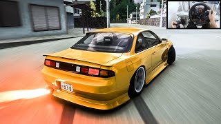 S14 Drifting On Streets Of Japan l Assetto Corsa (Logitech G29 - Steering Wheel Gameplay)