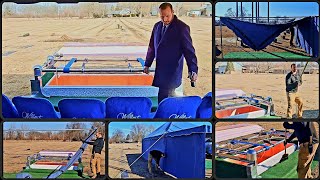 Setting A 15'x28' Committal Service Tent
