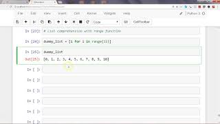 Python 3 List Comprehension Tutorial | #1 List comprehension with range function