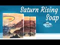 LANDSCAPE SOAP Soap Challenge Club ~ Saturn Rising. Cold process soap making tutorial