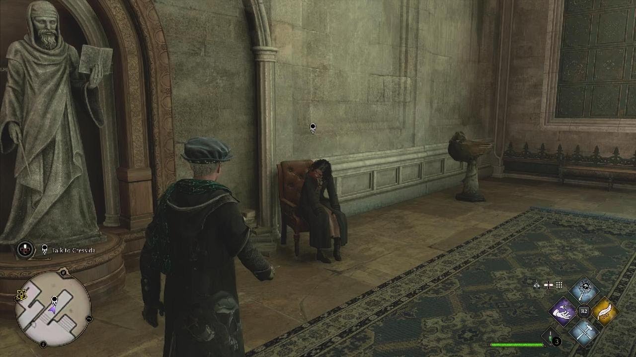 Blackmailing Cressida Blume After Completing Her Quest Hogwarts