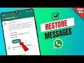 How to restore whatsapp backup from google drive ( Step-by-Step )