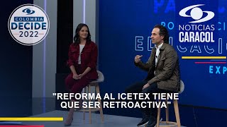 ¿Reformará al Icetex? Esto dijo Federico Gutiérrez en El País de los Jóvenes