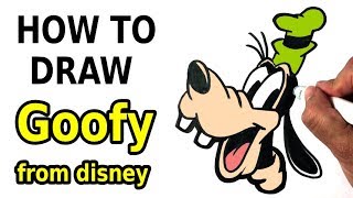 How to Draw Goofy - Drawing Step by Step for Beginners and Kids - How to Draw Easy Things