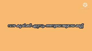 vazha krishi /വാഴ കൃഷിക്ക് ഏറ്റവും അനുയോജ്യമായ മണ്ണ്......tips