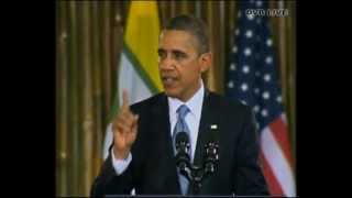 Obama speech at University of Yangon - DVB Live