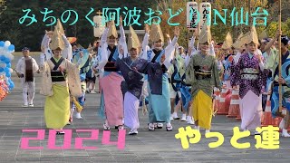 2024·10·27みちのく阿波おどりiN仙台 やっと連 Michinoku Awa Odori iN Sendai