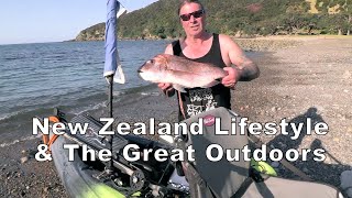 Camp fish dive kayak and cook the catch New Zealand