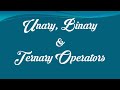 Unary , Binary and Ternary Operators in Java - Must Watch