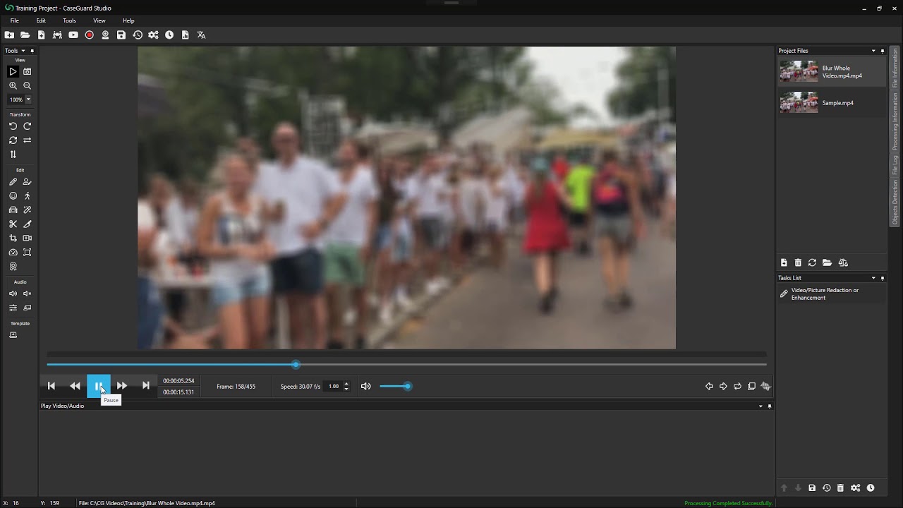 Caseguard Blur An Entire Video Using Caseguard Studio