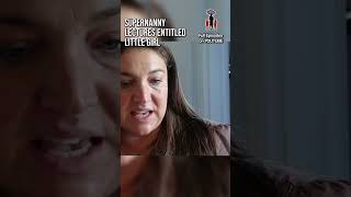 Supernanny lectures entitles little girl! 🫣  #childcare #kids #supernanny #jofrost