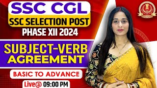 Subject - Verb - Agreement | Complete एकदम Basic से | SSC Phase 12 English Classes By Ananya Ma'am