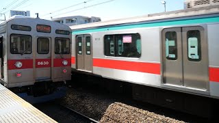 【田園都市を駆け抜ける】8500系引退迫る！　東急田園都市線　列車高速通過集　すずかけ台駅　旧南町田駅