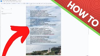 How to Fit Image to Full Page in Google Docs (PLUS OPACITY TIP)