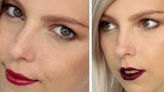 Jak Zazářit s Tmavými Rty / How To Rock Dark Lips Makeup Tutorial