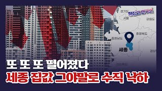 집값 무려 72주 연속 추락…'하락폭 전국 1위' 참담한 세종시 상황ㅣ땅집고연구소