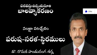 04 బాలవ్యాకరణం  సంజ్ఞాపరిచ్ఛేదం   పరుష సరళ స్థిరములు Balavyakaranam-Sangya parichedam