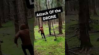 This could definitely be a new Olympic Sport #drone #running #forest