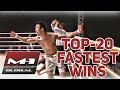 TOP-20 Fastest Wins in M-1 Global (MMA) fights.  Part 1