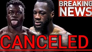 BREAKING NEWS ‼️ DEONTAY WILDER VS CURTIS HARPER IS OFF : COUNTERPUNCHED 🔊