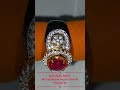 Natural Ruby mozambique ring perak mewah,harga 1 juta,minat silahkan,081210882912,ready😁