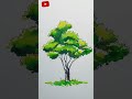 easy tree drawing easy tree drawing artist art shorts video youtubeshorts