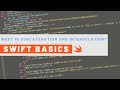 What is Concatenation and Interpolation? | Swift Basics