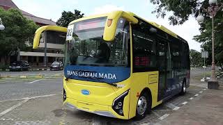 Bus listrik UGM Untuk Layanan Transportasi Internal Kampus - Trans Gadjah Mada