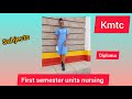 FIRST semester NURSING UNITS #kmtc