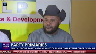 Zenith Labour Party absolves INEC of blame overextension of primary dealine