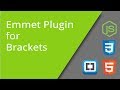 Emmet plugin for Brackets