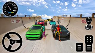 Superhero Car Stunts Racing 3D - Ramp Car Racing - Android Gameplay 😈