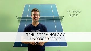 Tennis Terminology - \