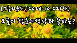 [오늘의운세 : 2024.10.22(화)] \