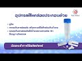 คำแนะนำการใช้ชุดตรวจ antigen test kit saliva