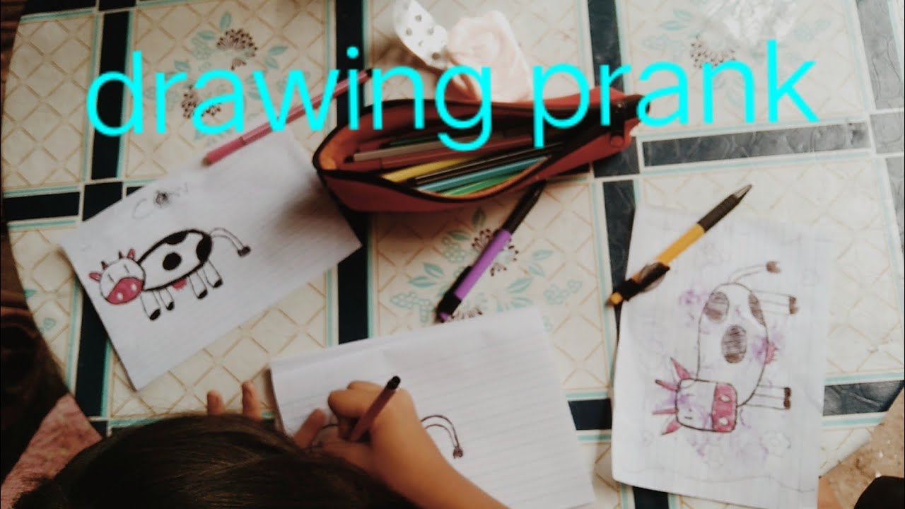Vlog13 Drawing Prank Youtube