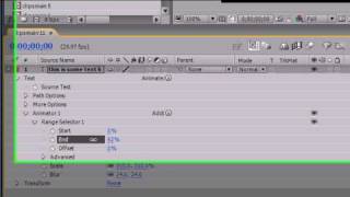 After Effects Tutorial - 33 - Waterfall Text Animation