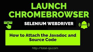 Configure Selenium WebDriver in Eclipse to Launch Chrome | Java Project | Beginners|Java DOC