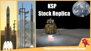 NASA Constellation Moon Mission Cinematic: KSP Stock