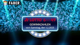 FABER Lotto · Lotto-Gewinnzahlen vom Samstag, den 01.02.2025