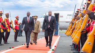 President Ruto lands  in Burundi for the 23rd COMESA Summit! See how he was received!!