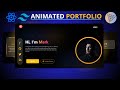 Build a Responsive Portfolio Website  with Advanced Animations Using React, Threejs, Tailwind, Vite