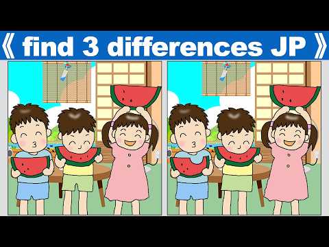 【Find the differences quiz】Enjoy every day with fun games No1138