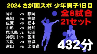 【超々長尺 432分間バレーボール】国体１日目全試合　#国スポ  #佐賀国体 #volleyball