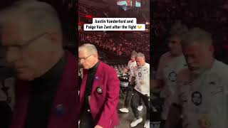 Paige VanZant was by her husband’s side at #UFC320 🤝