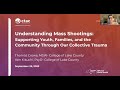 Understanding Mass Shootings:Supporting Youth, Families, and Community Through Our Collective Trauma